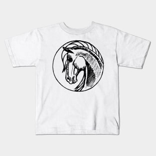 Horse medallion Kids T-Shirt